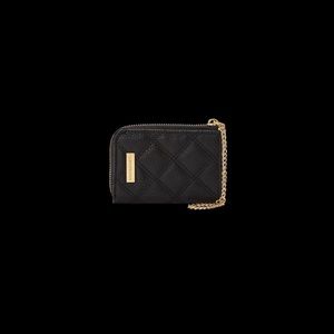 SPRAYGROUND NOIR QUILT GOLD CHAIN SHARK WALLET